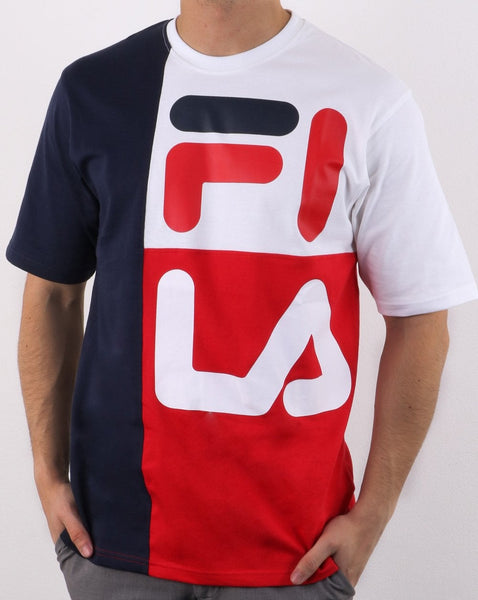 Fila Vintage Indo T Shirt Navy
