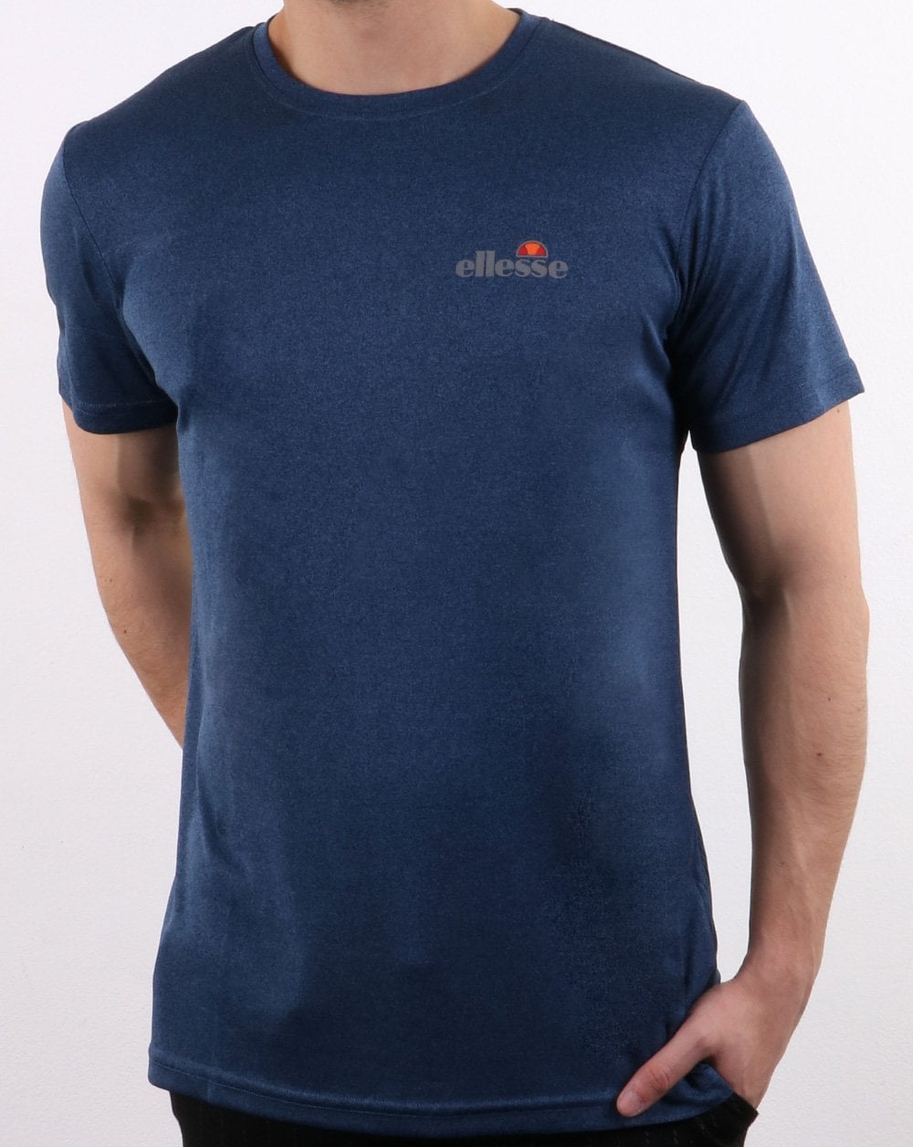 Ellesse Sport T Shirt Navy Marl