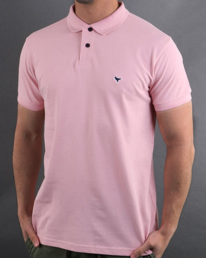 Weekend Offender Dove Polo Shirt Rose