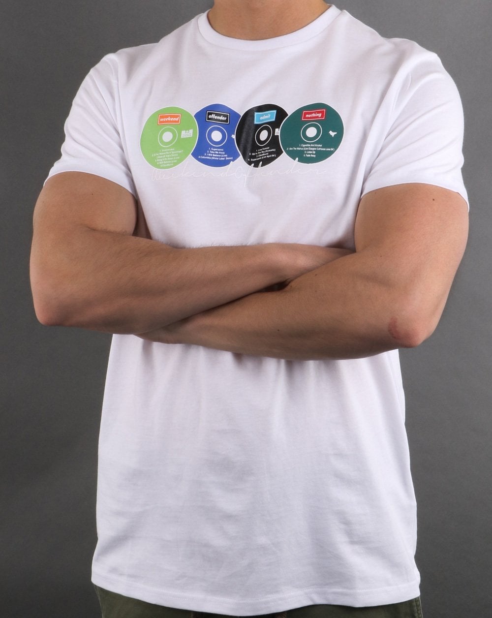 Weekend Offender Definitely Maybe T-shirt White