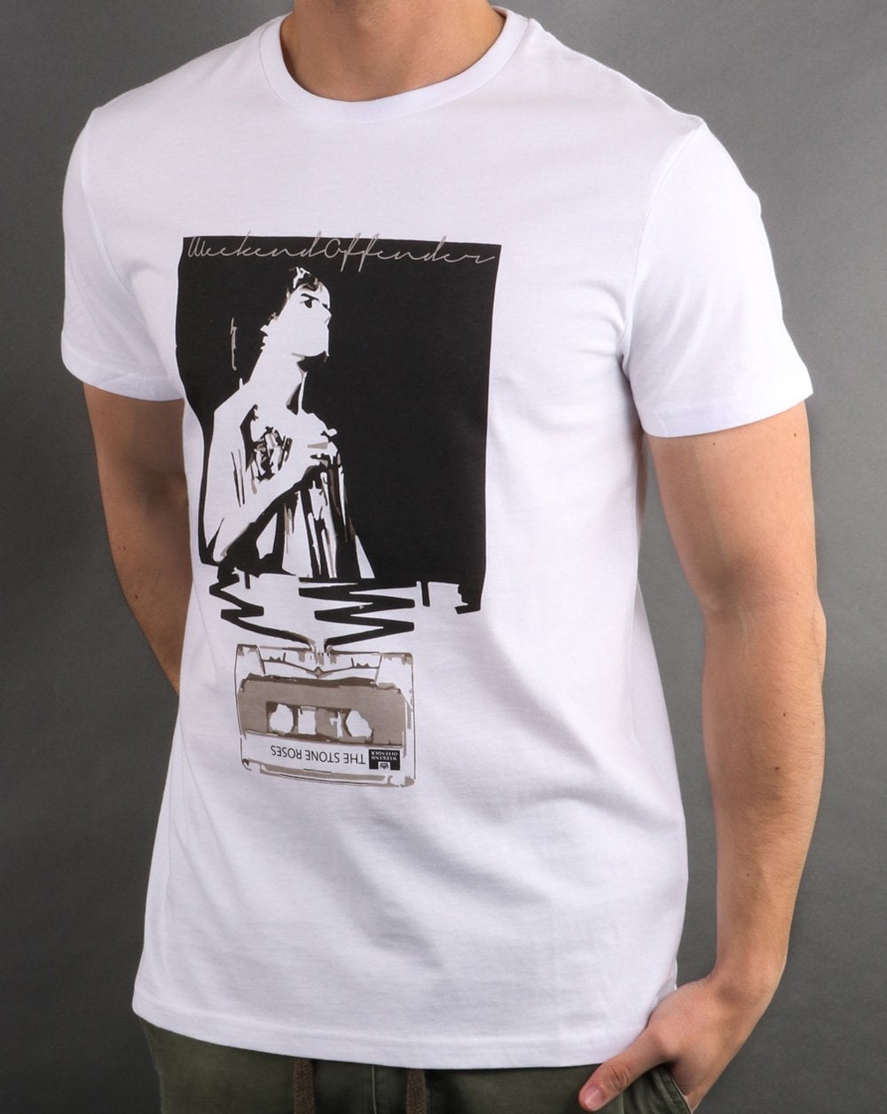 Weekend Offender King Monkey T-shirt White