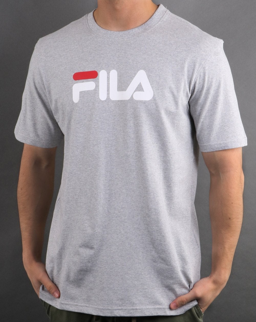 Fila Vintage Eagle T Shirt Light Grey