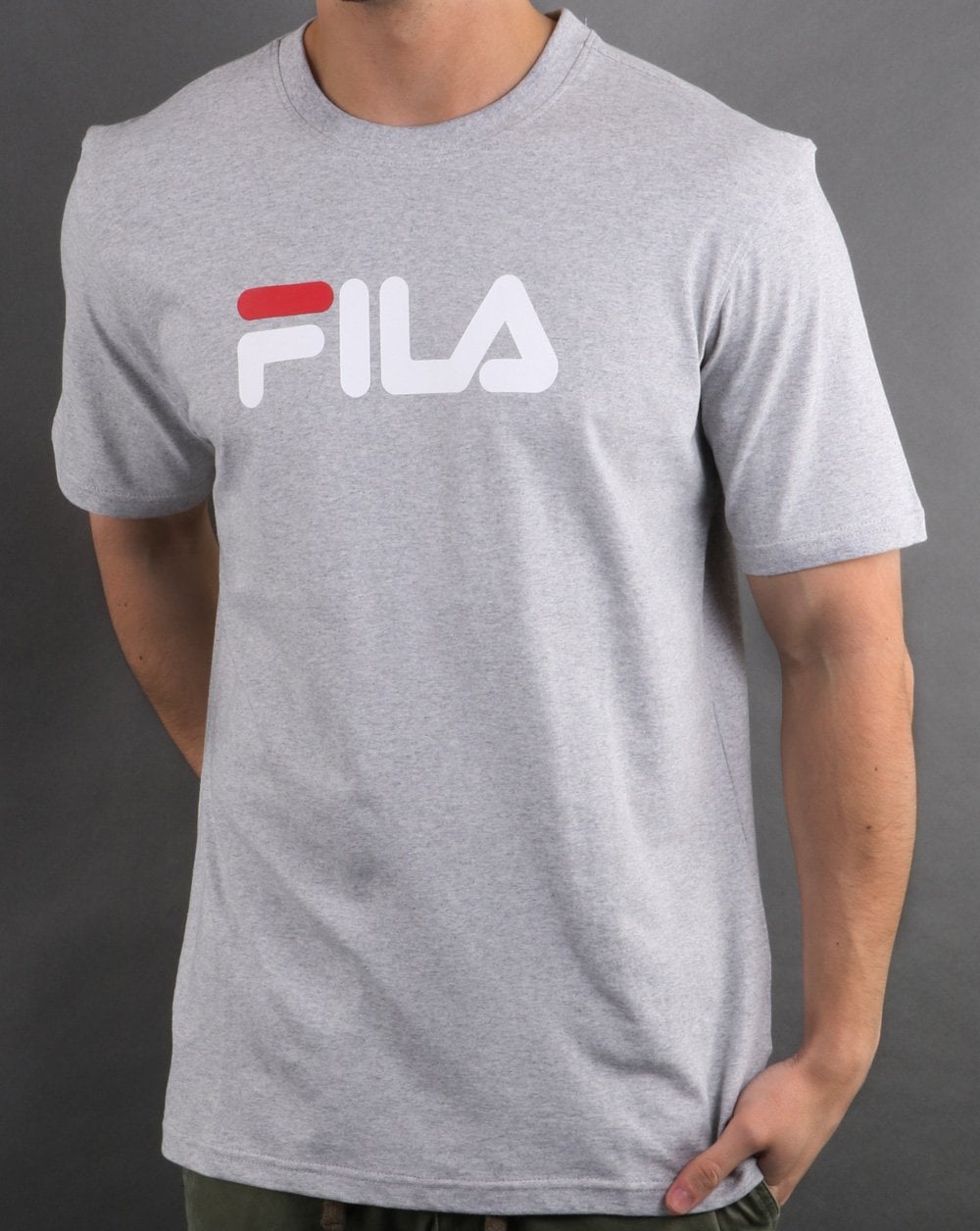 Fila Vintage Eagle T Shirt Light Grey