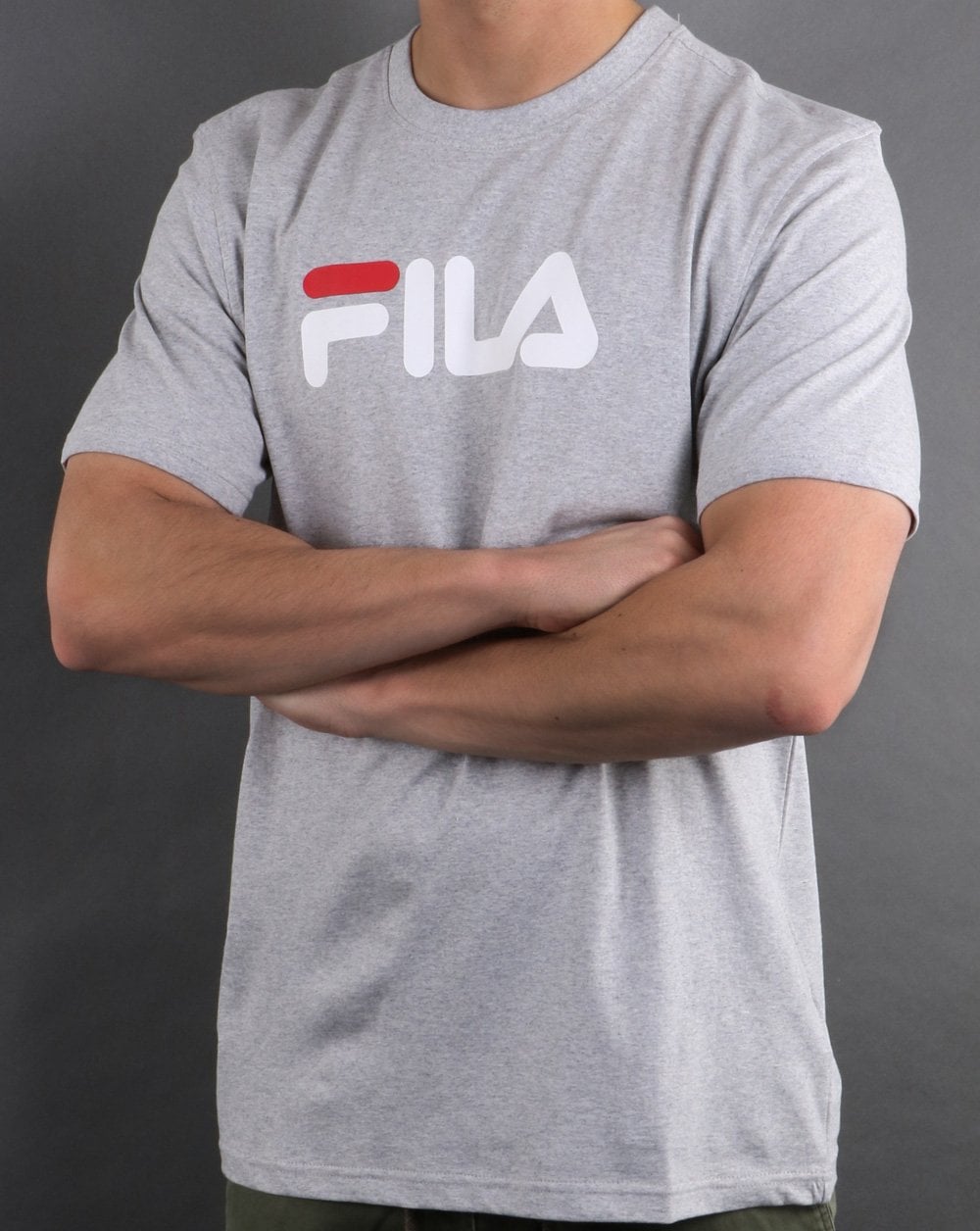 Fila Vintage Eagle T Shirt Light Grey