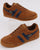 Gola Harrier Suede Trainer Caramel/navy