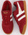 Gola Harrier Suede Trainer Deep Red/White