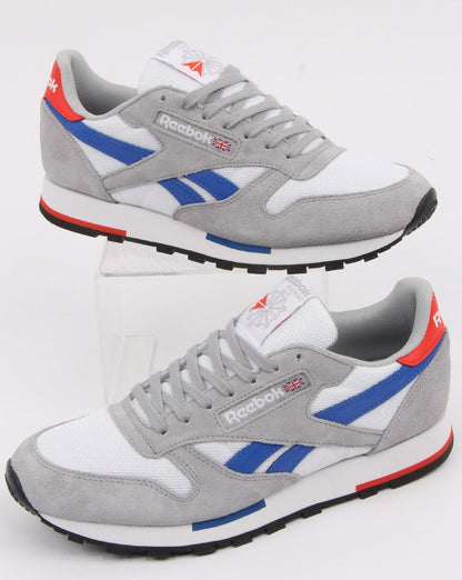 Reebok Classic Trainers White/Grey/Blue