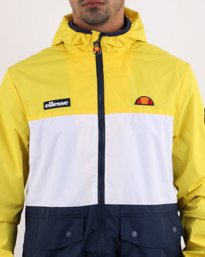 Ellesse Triple Jacket Yellow White Navy