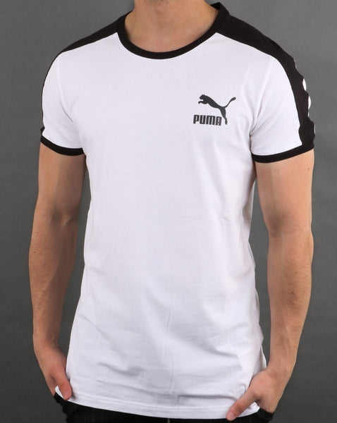 Puma Iconic T7 Slim T-shirt White