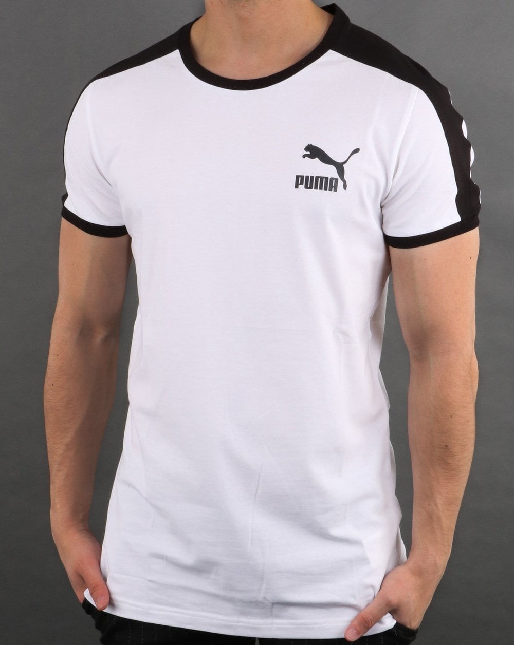 Puma Iconic T7 Slim T-shirt White