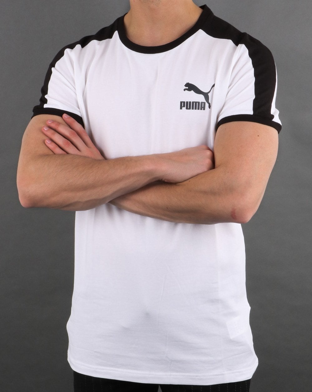 Puma Iconic T7 Slim T-shirt White