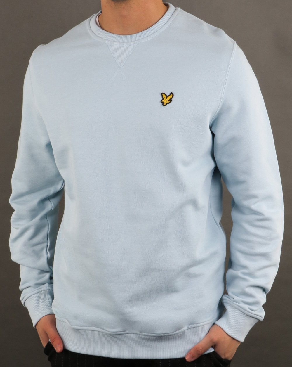 Lyle And Scott Crew Neck Sweatshirt Blue Shore