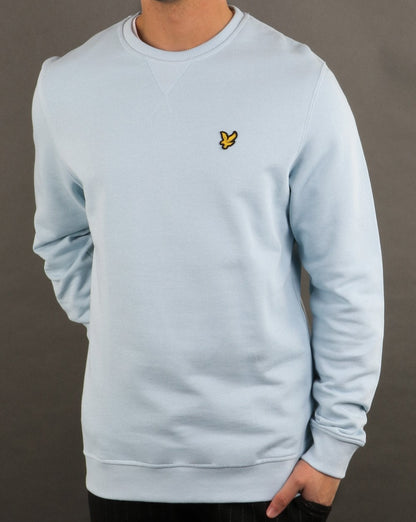 Lyle And Scott Crew Neck Sweatshirt Blue Shore