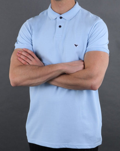 Weekend Offender Dove Polo Shirt Sky