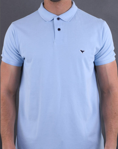 Weekend Offender Dove Polo Shirt Sky