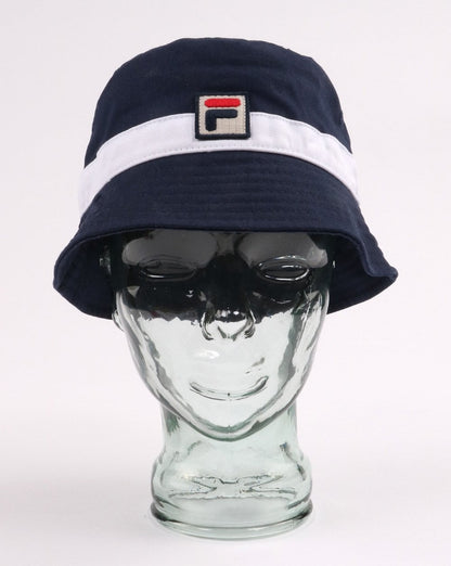 Fila Vintage Basil Bucket Hat Navy/White