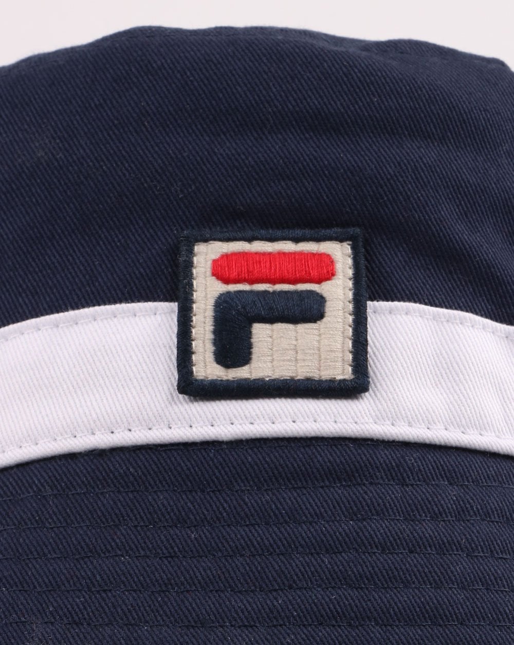 Fila Vintage Basil Bucket Hat Navy/White