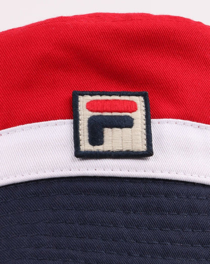 Fila Vintage trio Bucket Hat Red/white/navy
