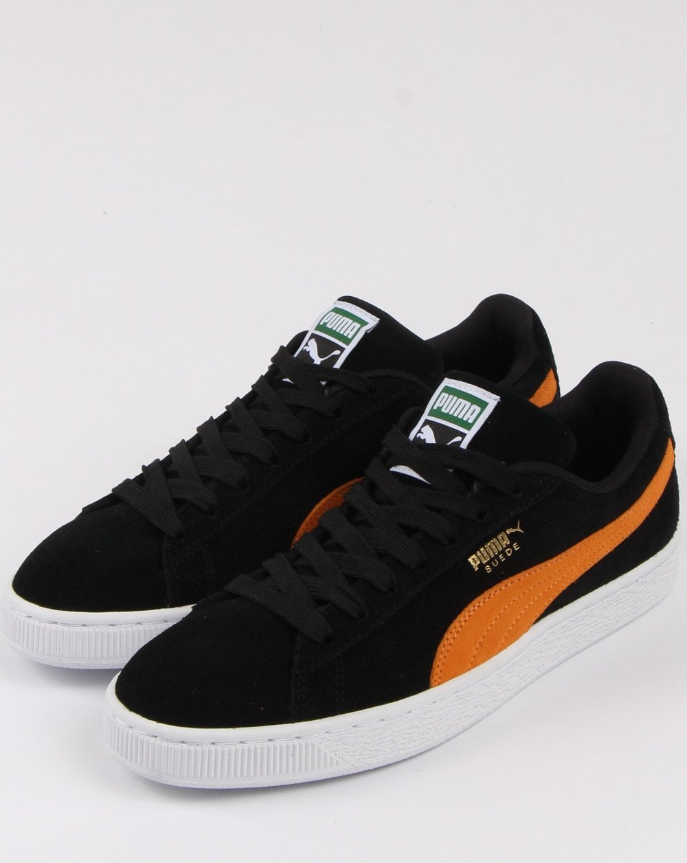 Puma Suede Classic Trainer Black/orange