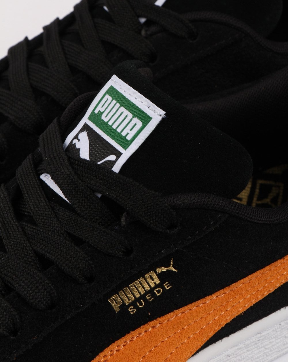 Puma Suede Classic Trainer Black/orange