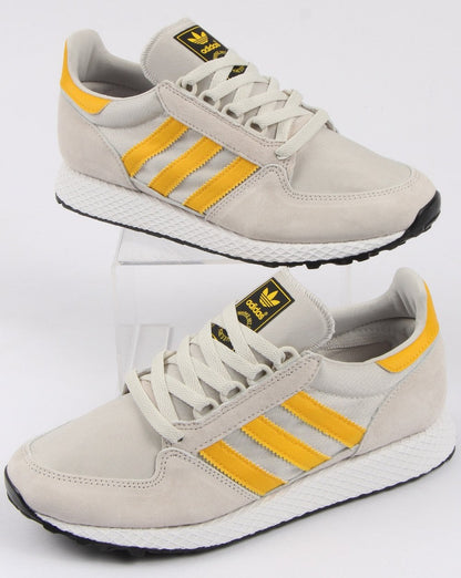 Adidas Forest Grove Trainers Raw White/Yellow