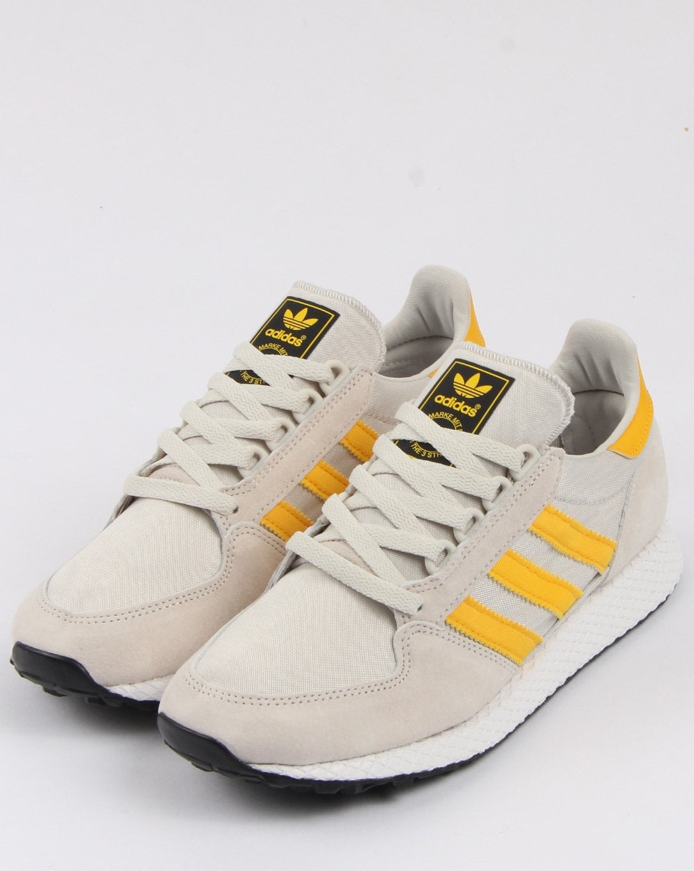Adidas Forest Grove Trainers Raw White/Yellow