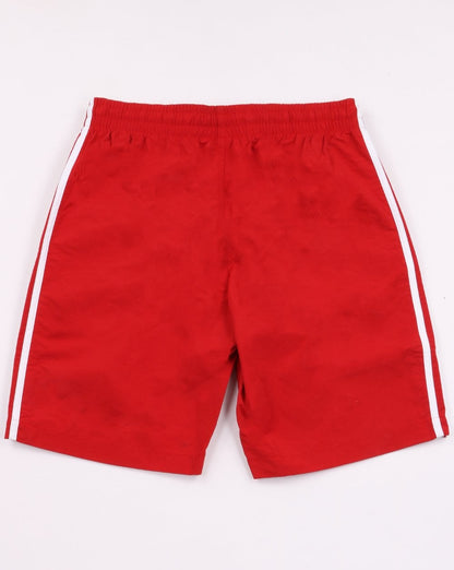 Adidas Originals 3 Stripes Swim Shorts Power Red