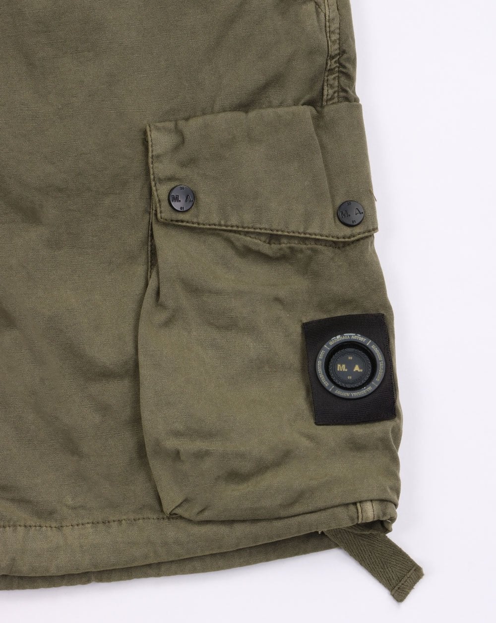 Marshall Artist Garment Dyed Cotton Short Khaki