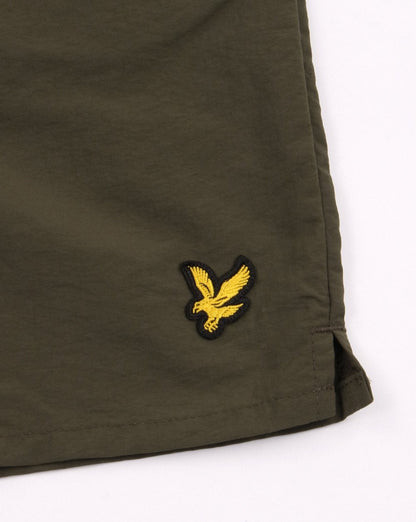 Lyle And Scott Plain Swim Shorts Dark Sage
