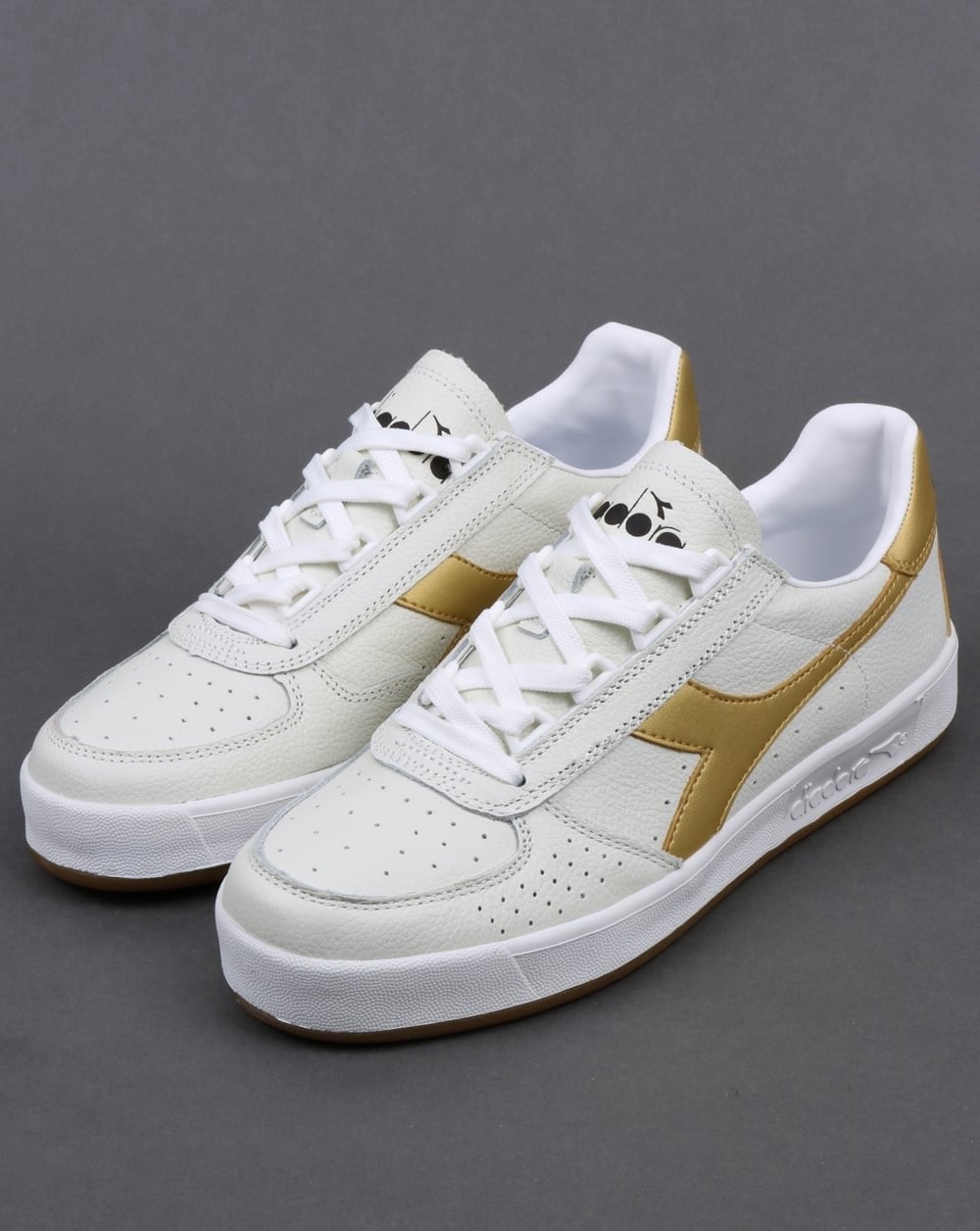 Diadora B. Elite L Trainers White/Gold
