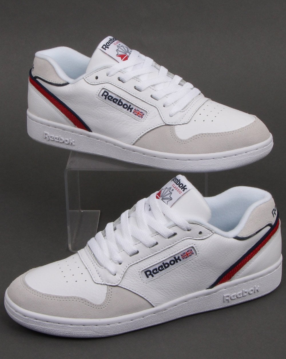 Reebok Act 300 Trainers White/navy/red