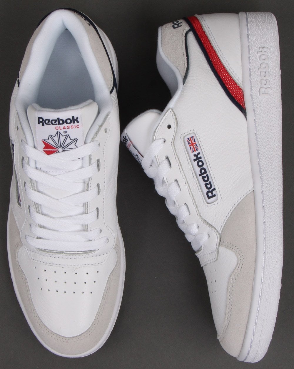 Reebok Act 300 Trainers White/navy/red