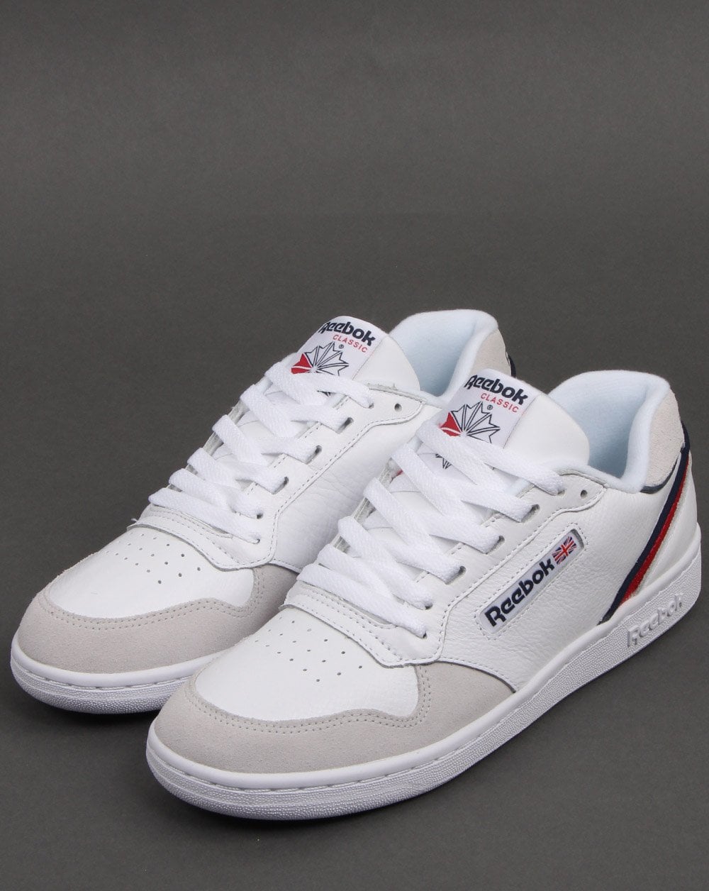Reebok Act 300 Trainers White/navy/red