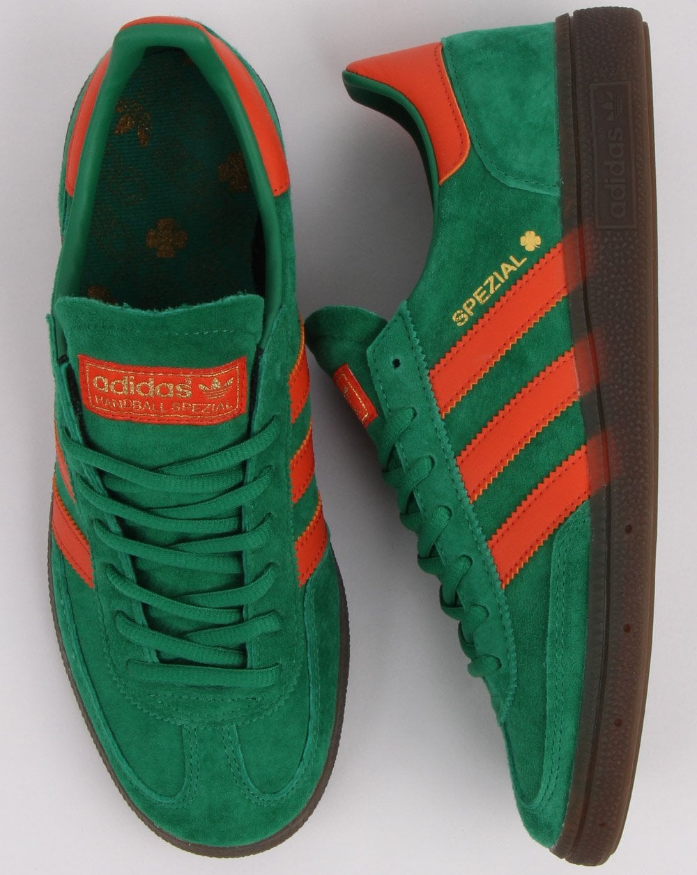 Adidas Spezial Trainers Bold Green/ Orange