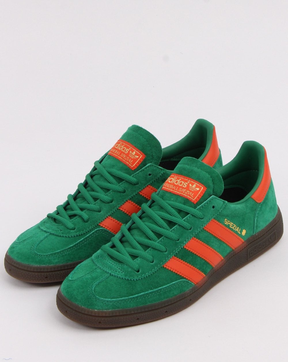 Adidas Spezial Trainers Bold Green/ Orange