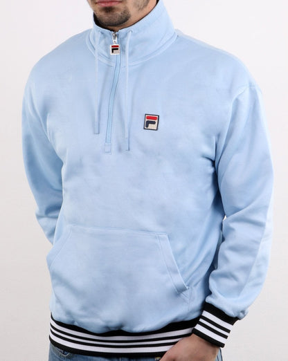 Fila Vintage Cole 1/2 Zip Sweatshirt Soft Sky