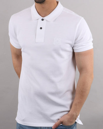 Ma.strum Pique Icon Polo White