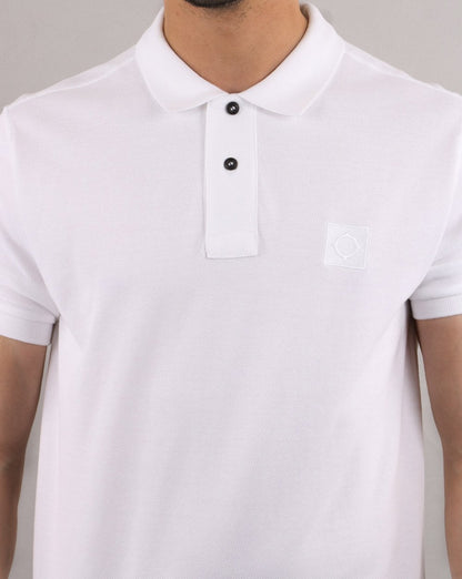 Ma.strum Pique Icon Polo White