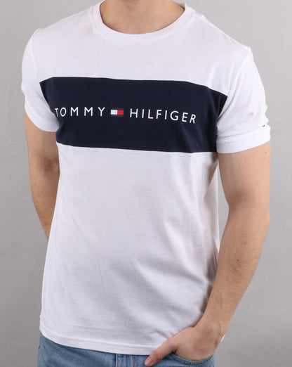 Tommy Hilfiger Logo Flag T-shirt White