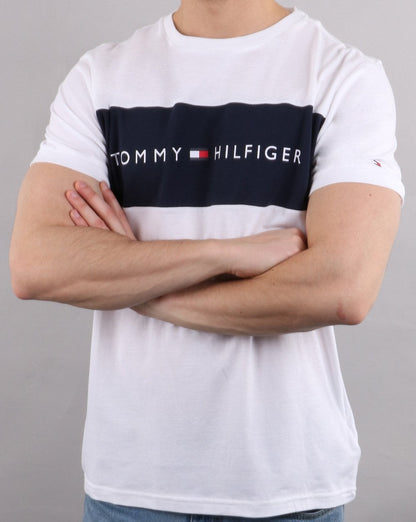 Tommy Hilfiger Logo Flag T-shirt White