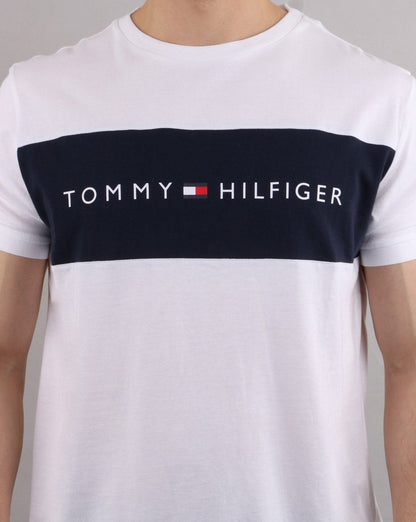 Tommy Hilfiger Logo Flag T-shirt White