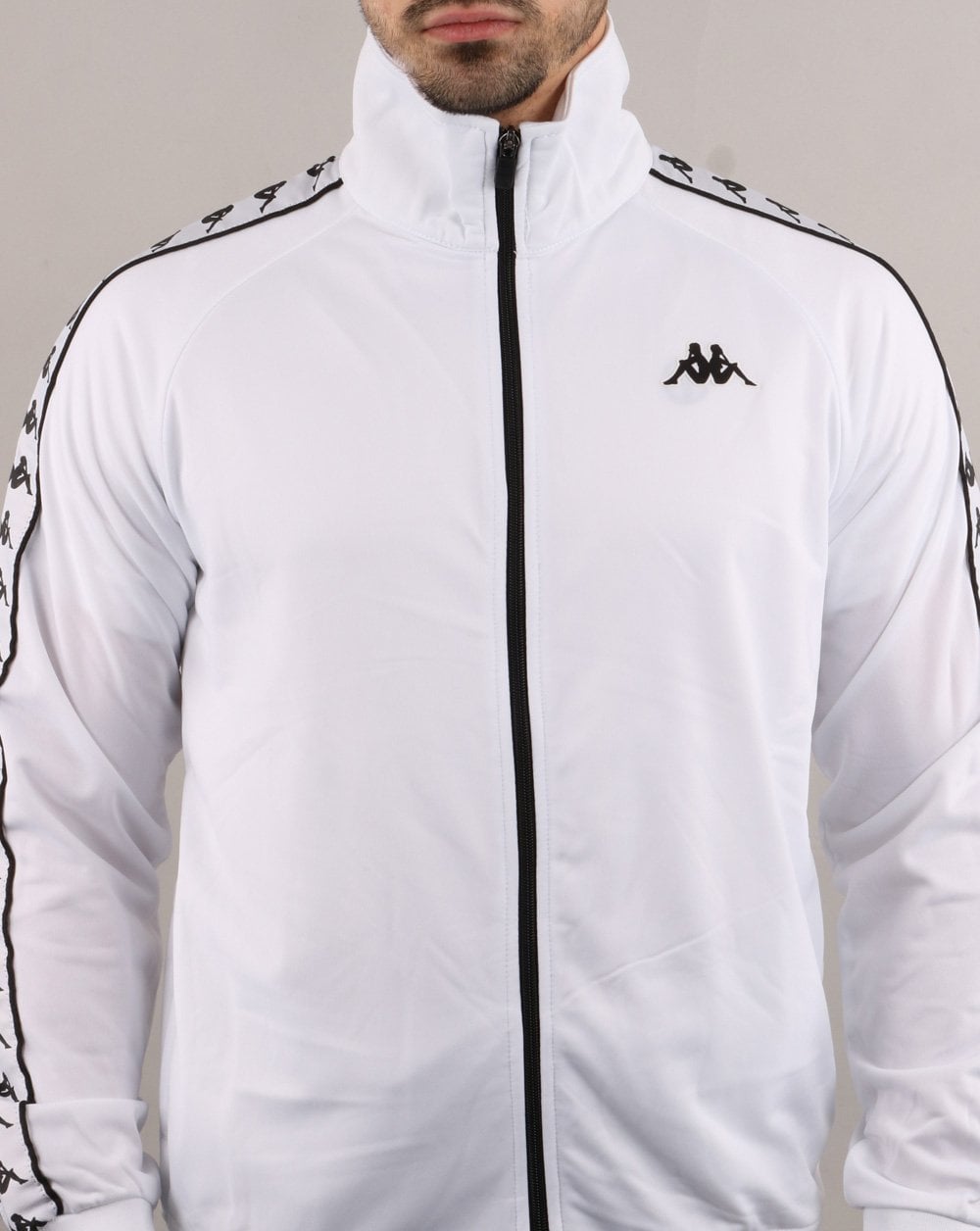 Kappa Anniston Banda Jacket White/Black