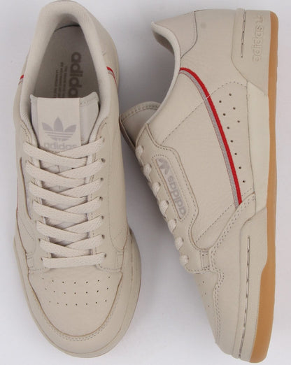 Adidas Continental 80 Trainers Clear Brown/scarlet