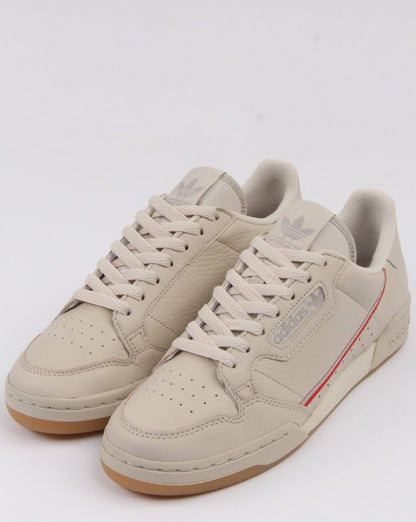Adidas Continental 80 Trainers Clear Brown/scarlet