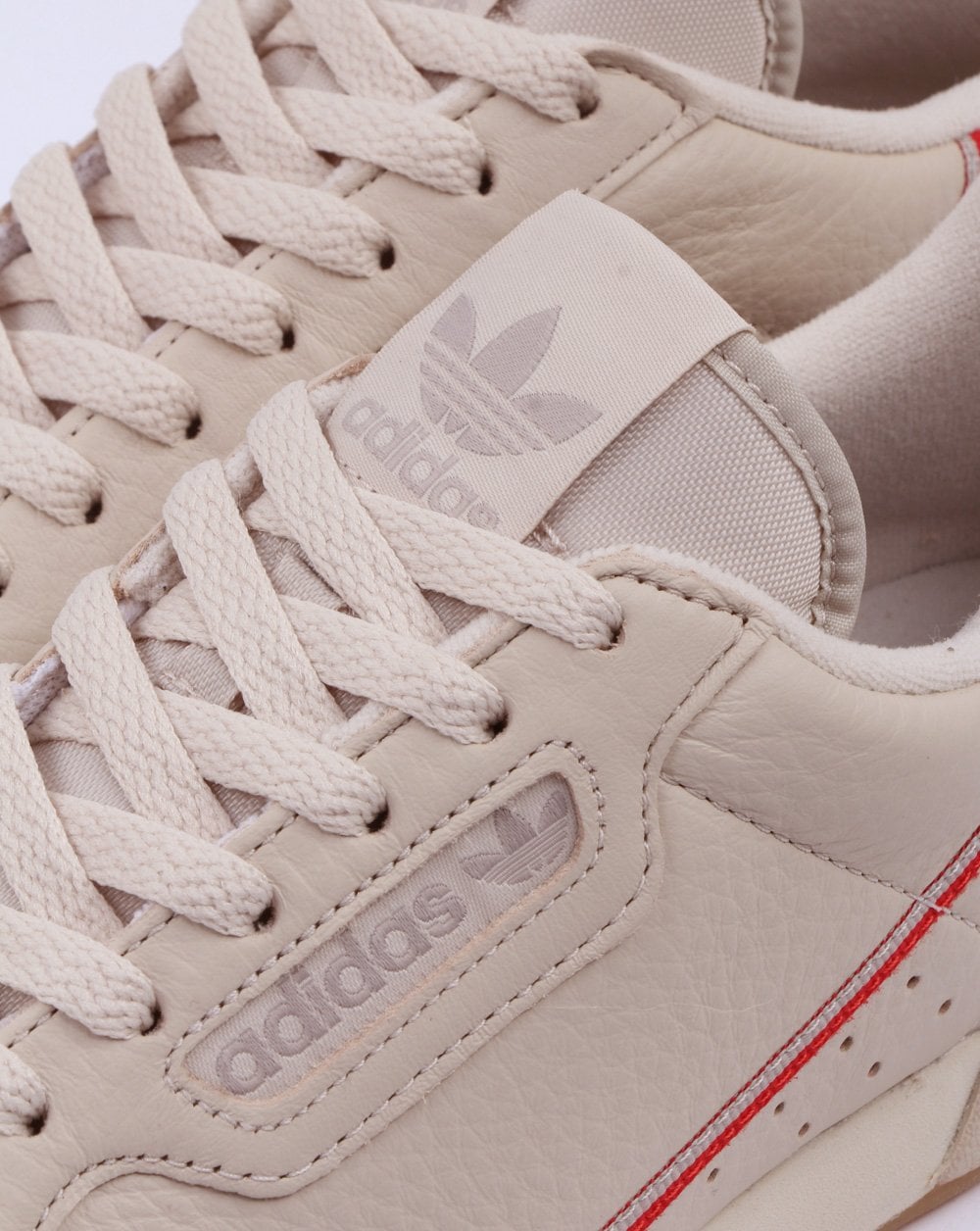 Adidas Continental 80 Trainers Clear Brown/scarlet