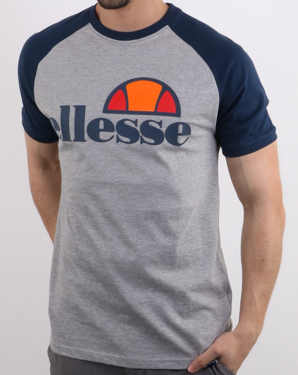 Ellesse Cassina T-shirt Athletic Grey/navy