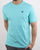 Sergio Tacchini Run T Shirt Aqua Sky/White