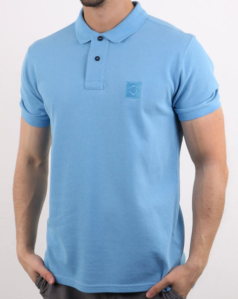 Ma.strum Pique Icon Polo Sky Blue