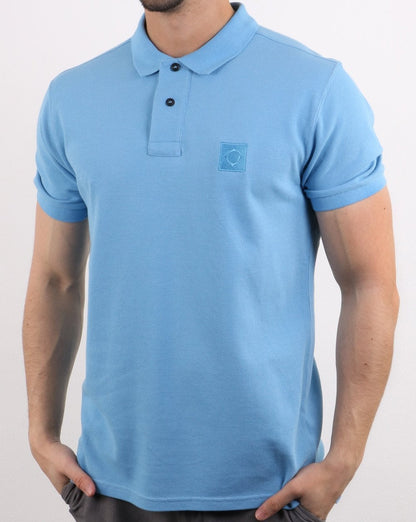 Ma.strum Pique Icon Polo Sky Blue