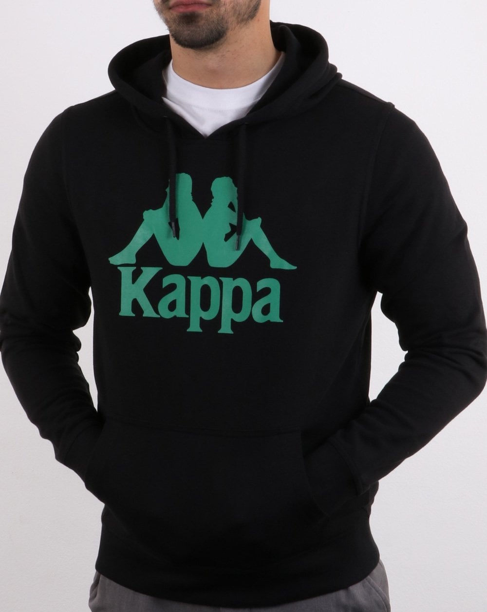 Kappa Zimm Hoodie Black/green